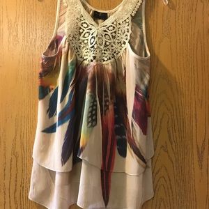 Awesome multicolored tank top.